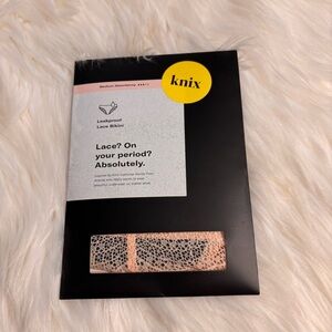 Knix Leakproof Bikini in Black and Pink